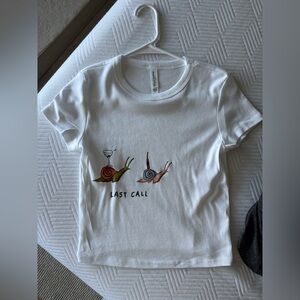 Last Call Baby Tee
